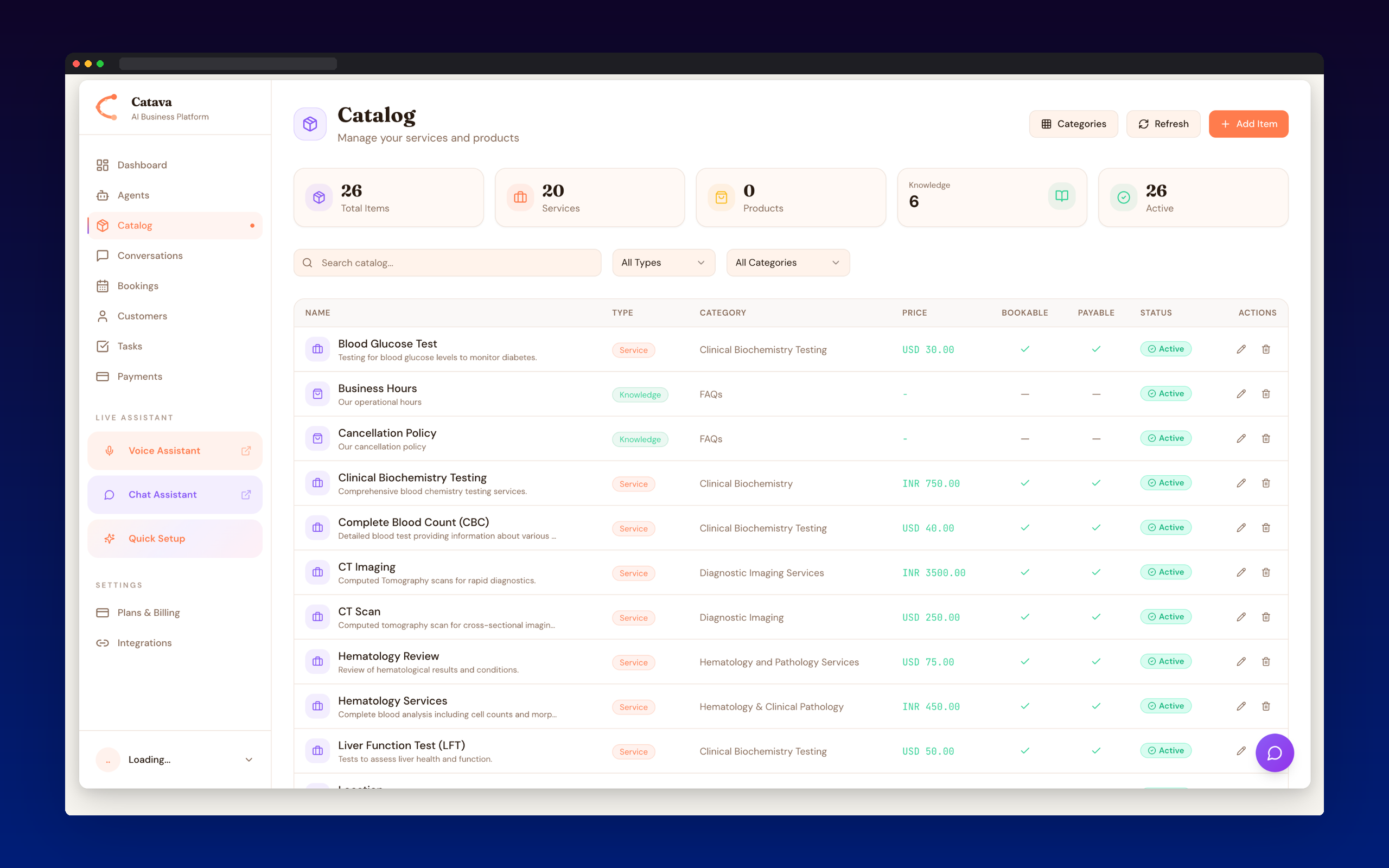 Catava AI Receptionist screenshot 3