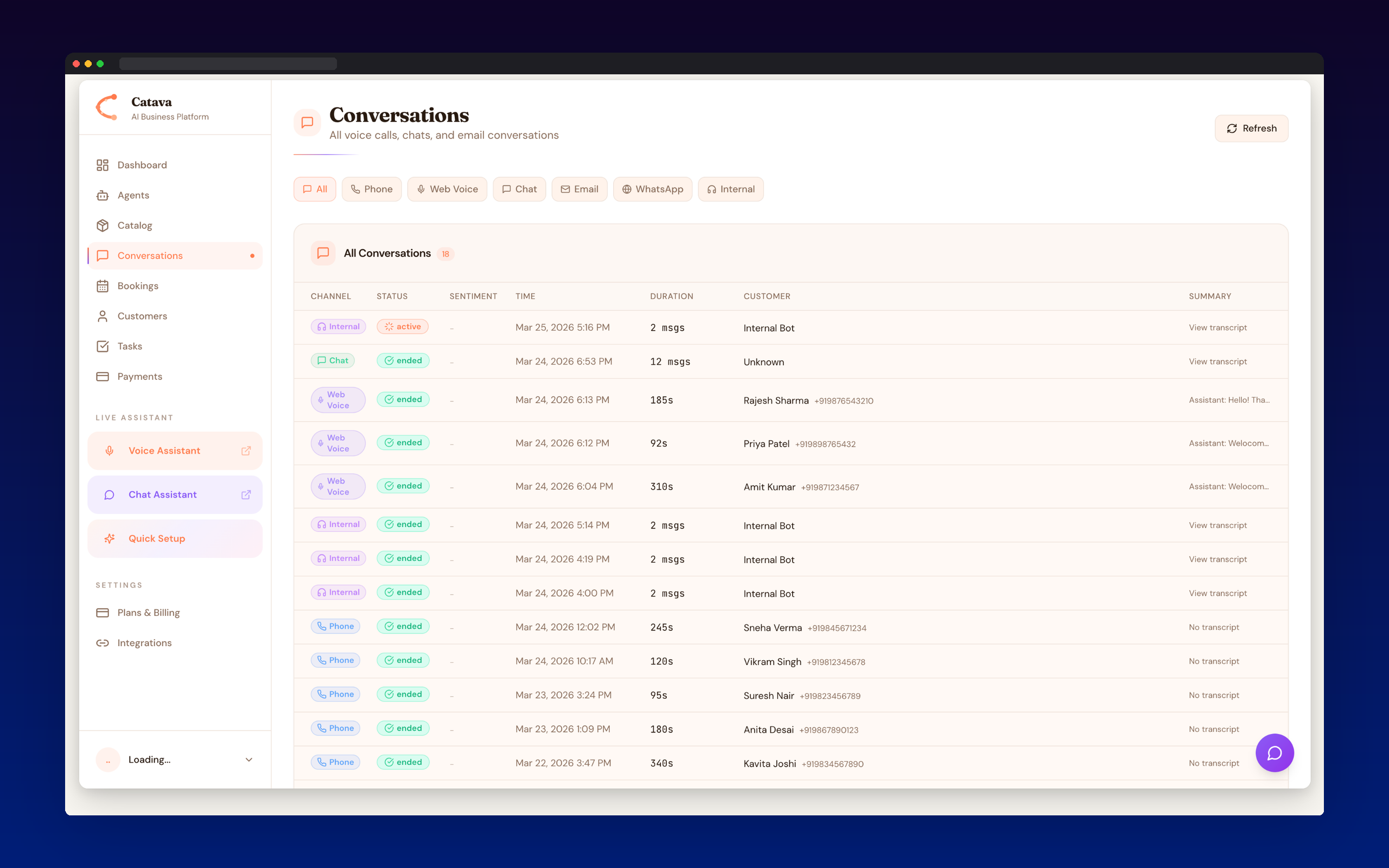 Catava AI Receptionist screenshot 4