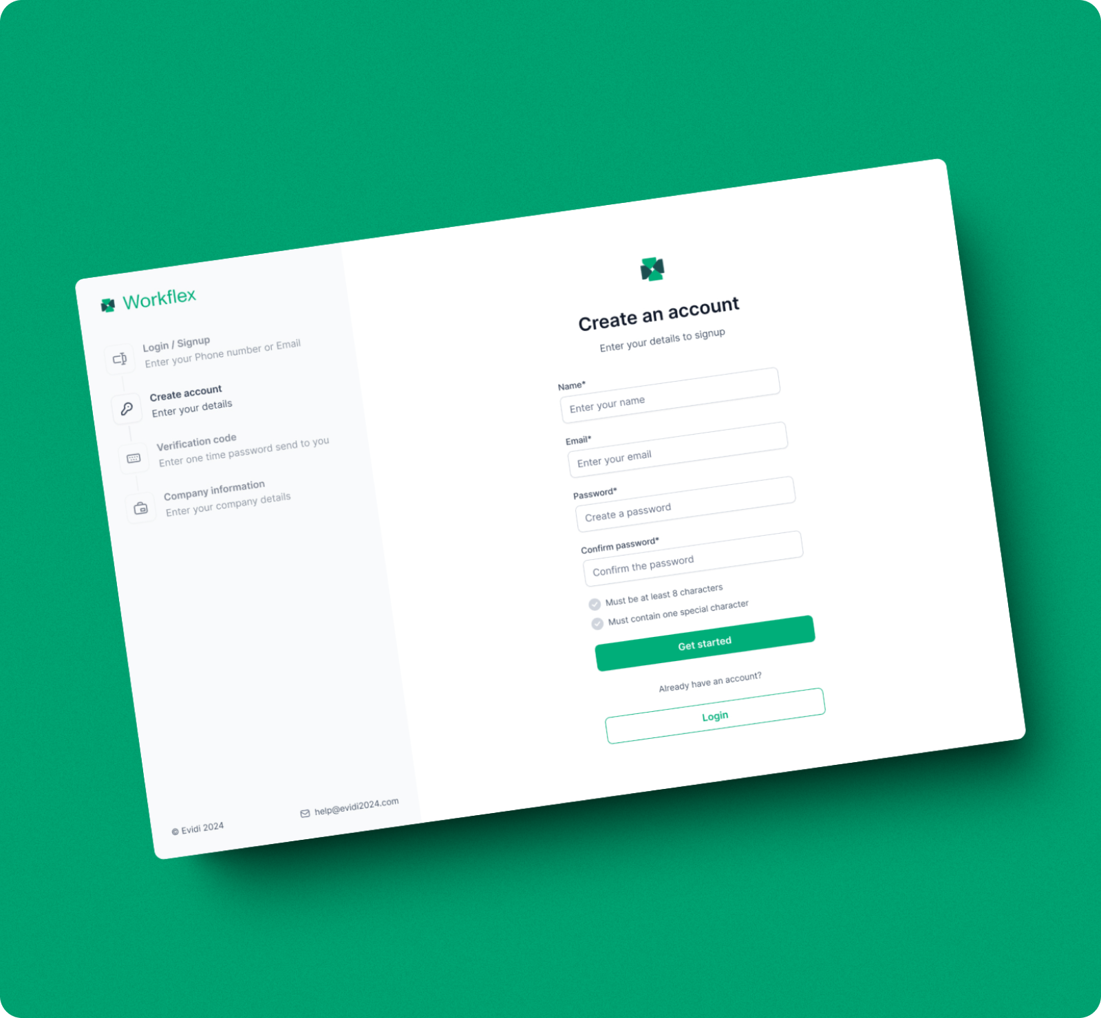 Evidi Customer Portal screenshot 7